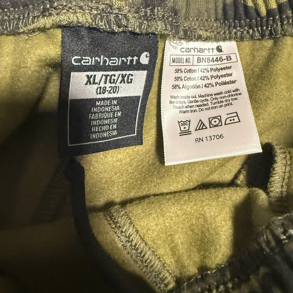 Carhartt Kids Green Jacket and jogger set NWT